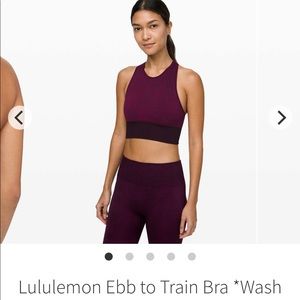 Lululemon Ebb to Train Bra